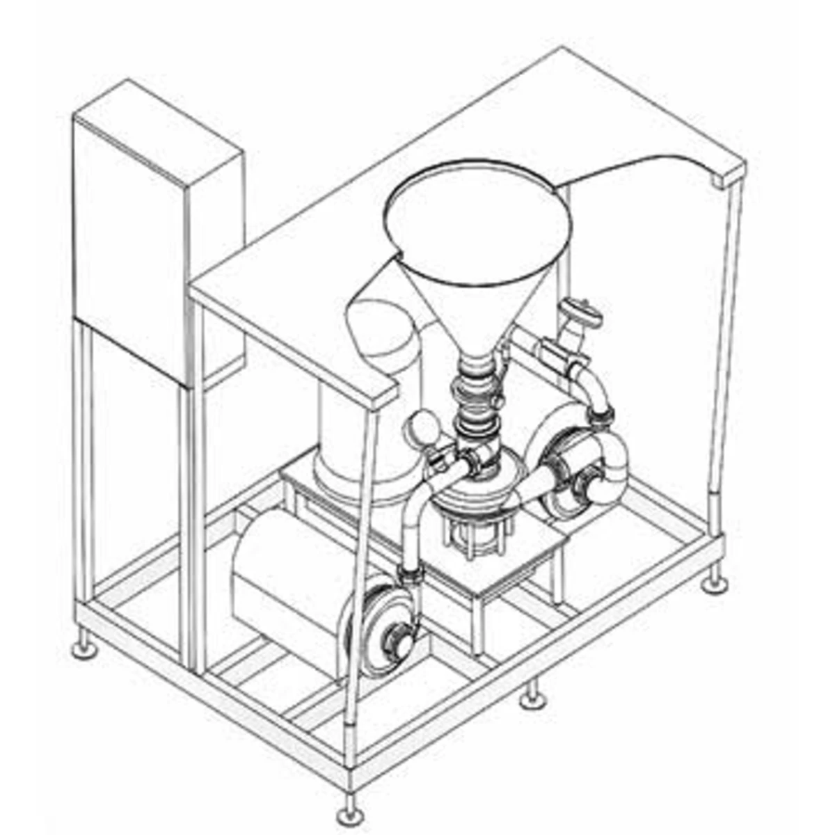 Plate-forme de mélange poudres - liquides PFM